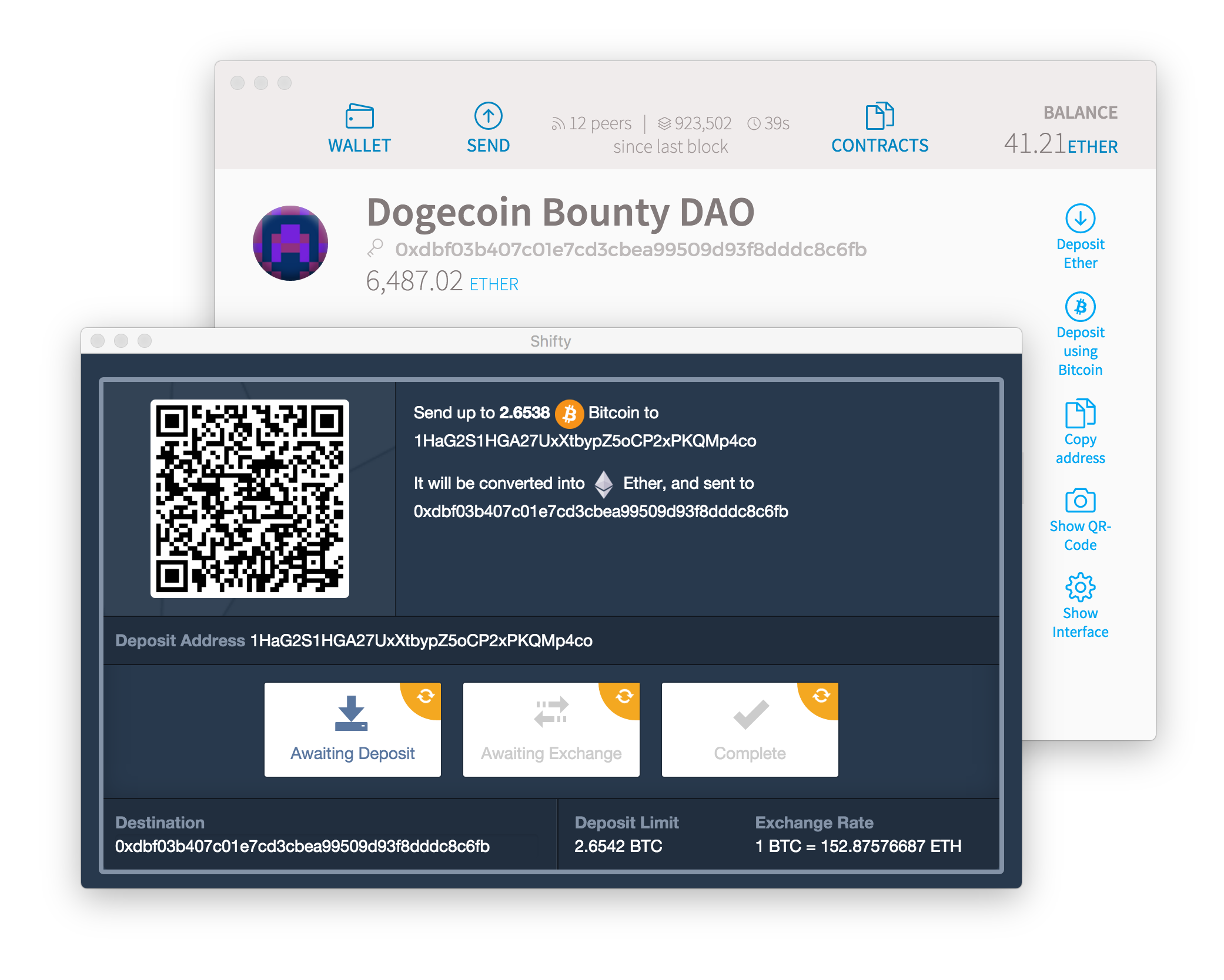 ethereum wallet for ico