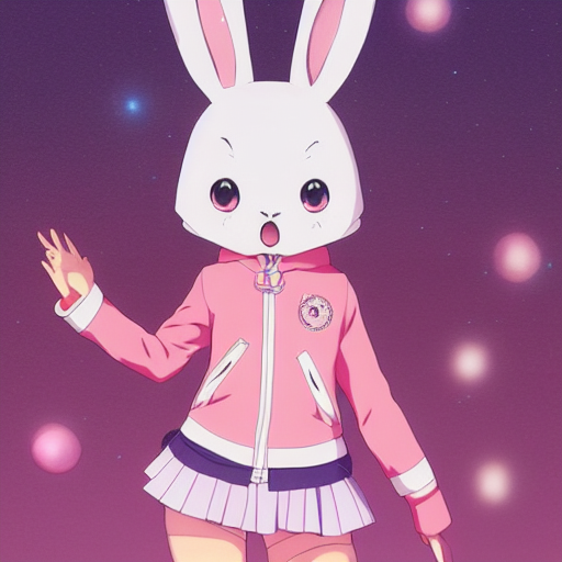 00011-3409290825-official artwork of an anime pink rabbit wearing a letterman jacket, by Krenz Cushart, detailed art, many stars in the night sky.png